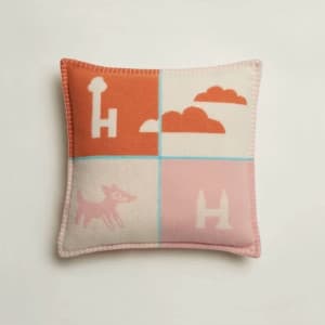 에르메스 이니셜 오렌지 쿠션 - Hermes Initial Orange Cushion - …