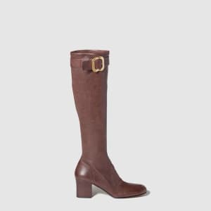 미우미우 여성 버클 가죽 부츠 - Miumiu Womens Buckle Leather B…