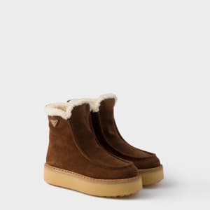 프라다 여성 하이 탑 부티 - Prada Womens High-top Booties - p…