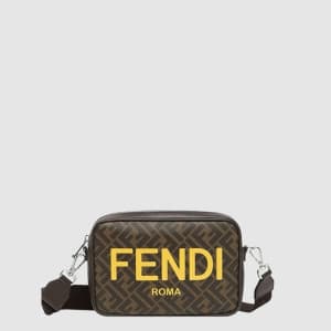 펜디 남성 FF 카메라 캔버스 백 - Fendi Mens FF Camera Canvas B…
