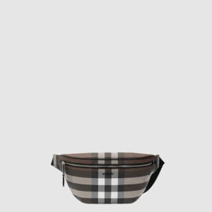 버버리 남성 체크 레더 범백 - Burberry Mens Check Leather Bum …