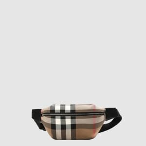 버버리 남성 미디움 체크 벨트 백 - Burberry Mens Medium Check Be…