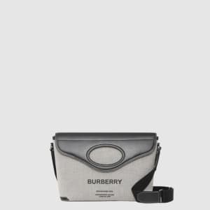 버버리 남성 호스페리 캔버스 메신저 백 - Burberry Mens Horseferry C…