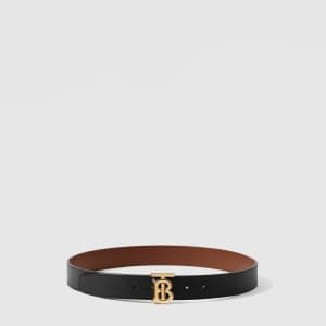 버버리 남성 레더 TB 벨트 - Burberry Mens Leather TB Belt - …