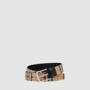 버버리 남성 빈티지 체크 벨트 - Burberry Mens Vintage Check Bel…