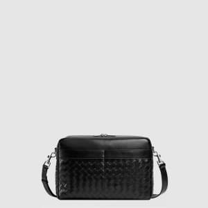 보테가 베네타 남성 인트레치아토 포켓 카메라 백 - Bottega veneta Mens I…