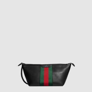 구찌 여성 메가 웹 트레이드마크 스몰 토일레트리 케이스 - Gucci Womens Mega…