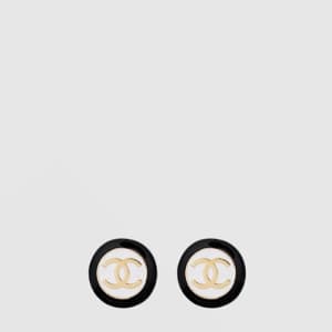 샤넬 여성 버튼 라운드 이어링 - Chanel Womens Button Round Earr… - 1