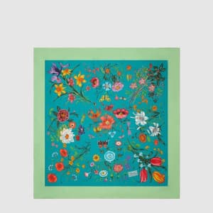 구찌 여성 프린트 실크 까레 - Gucci Womens Printed Silk Carré … - 1