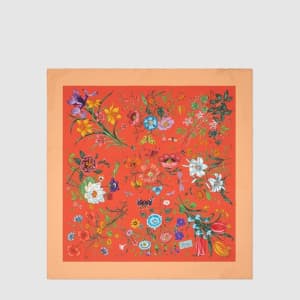 구찌 여성 프린트 실크 까레 - Gucci Womens Printed Silk Carré … - 1