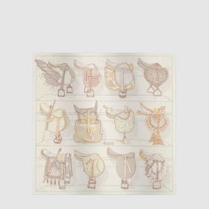 에르메스 여성 뚜 앙 셀 스카프 - Hermes Womens Tous en Selle sc… - 1