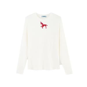 프라다 여성 라운드 긴팔티 - Prada Womens Round Tshirt - prc16… - 1
