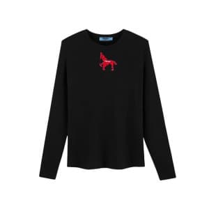 프라다 여성 라운드 긴팔티 - Prada Womens Round Tshirt - prc16… - 1