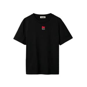 미우미우 여성 라운드 티셔츠 - Miumiu Womens Round Tshirt - mic… - 1