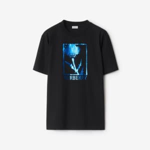 버버리 남성 라운드 반팔 티셔츠 - Burberry Mens Round Tshirt - b… - 1