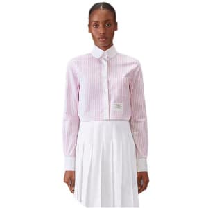 톰브라운 여성 클래식 셔츠 - Thom Browne Womens Dress Shirts -… - 1