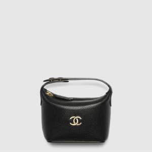 샤넬 여성 마이크로 탑 핸들 호보 파우치 - Chane Womens Micro Top Ha…