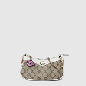 구찌 여성 GG 슈퍼 미니 숄더백 참 - Gucci Womens GG Super Mini …