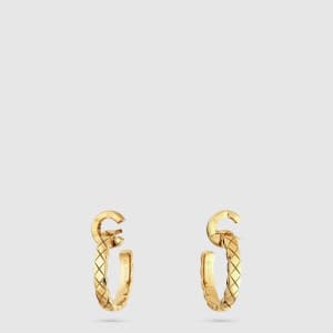 샤넬 여성 코코 후프 이어링 미디엄 - Chanel Womens Coco Hoop Earr… - 1