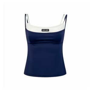 미우미우 여성 라운드 나시 - Miumiu Womens Round Sleeveless To… - 1