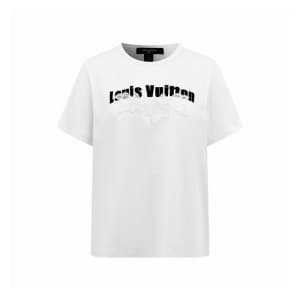 루이비통 여성 반팔 티셔츠 - Louis vuitton Womens Round Tshirt… - 1