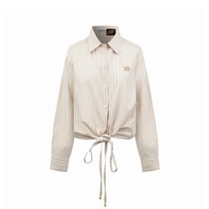 로에베 여성 이비자 블렌드 스트라이프 셔츠 - Loewe Womens Ibiza Strip… - 1