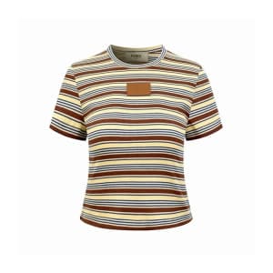 펜디 여성 라운드 티셔츠 - Fendi Womens Round Tshirt - fec162… - 1