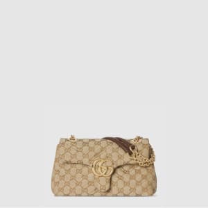 구찌 여성 GG 마몬트 스몰 숄더백 - Gucci Womens GG Marmont Smal…