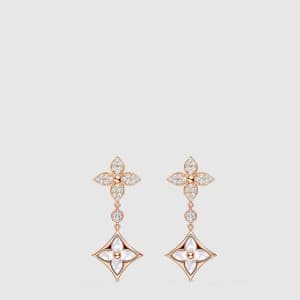 루이비통 여성 컬러 블라썸 더블 스타 롱 이어링 - Louis vuitton Womens … - 1